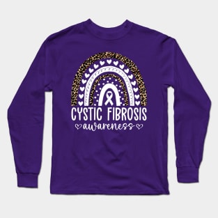 In May We Wear Purple for Cystic Fibrosis Awareness Long Sleeve T-Shirt